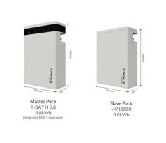 Solax T58 HV 115,2 V - 5,8 kWh Slave batéria LiFePO4